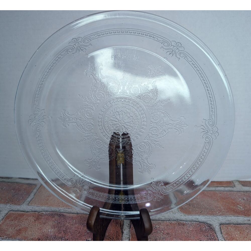 Vintage Fire King Sapphire Blue 9” Juice Saver Pie Plate Philbe Pattern Embossed